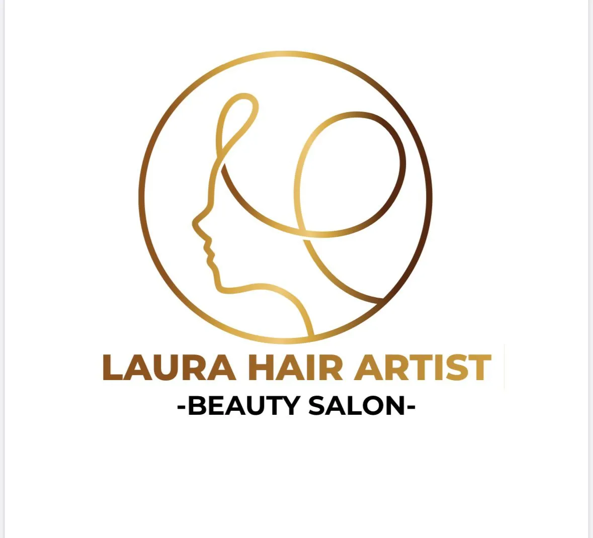 Laura Hair Artist logo - coafor, solar, manichiura pedichiura